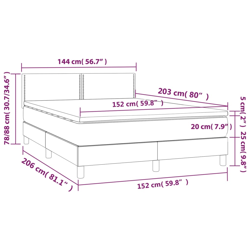 8721102682537_g_en_hd_9 vidaXL Box Spring Bed with Mattress Black 153x203 cm Queen Size Faux Leather - Image 11