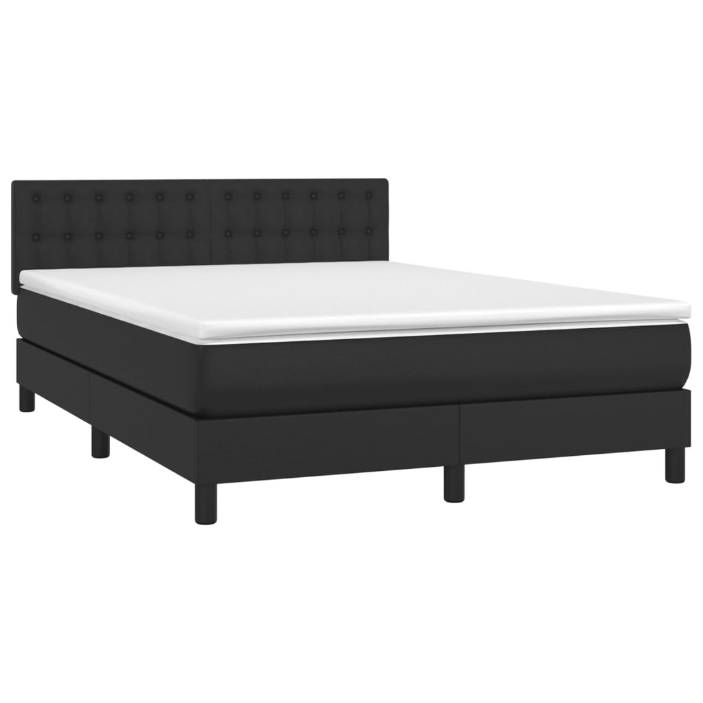 8721102683336_a_en_hd_1 vidaXL Box Spring Bed with Mattress&LED Black 137x187 cm Double Size Faux Leather - Image 2