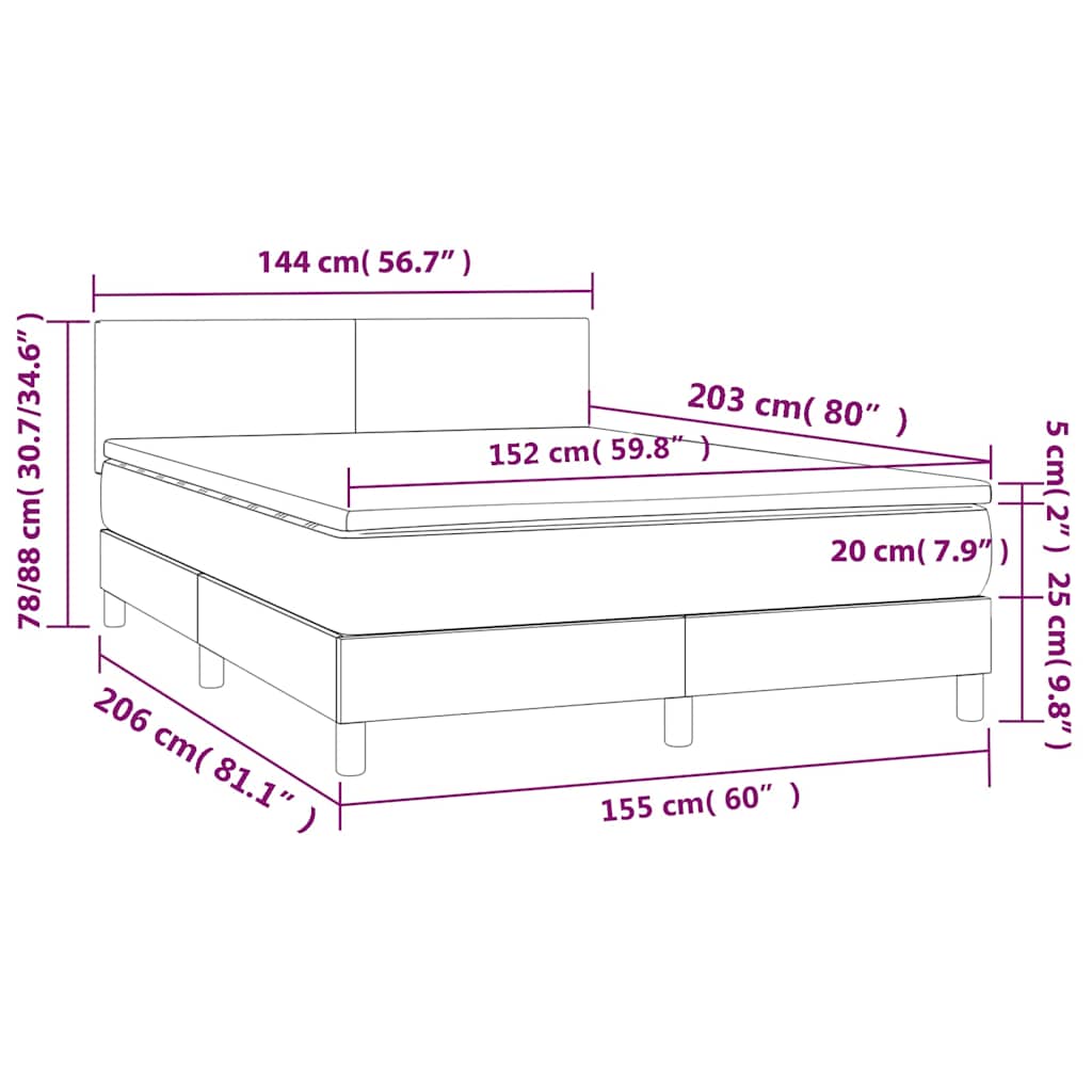 8721102683367_g_en_hd_10 vidaXL Box Spring Bed with Mattress&LED Black 153x203 cm Queen Size Faux Leather - Image 12