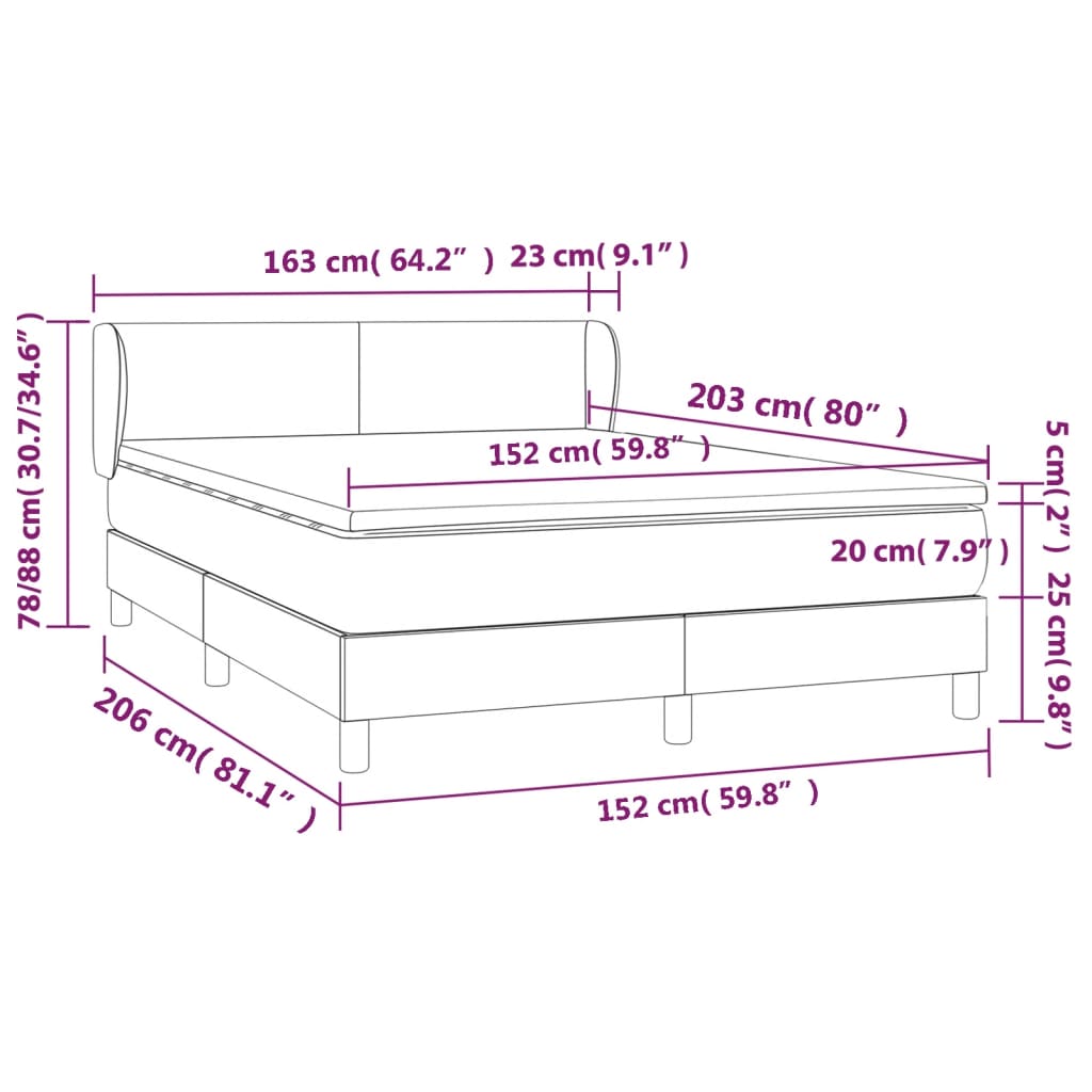 8721102683923_g_en_hd_9 vidaXL Box Spring Bed with Mattress Dark Grey 153x203 cm Queen Size Fabric - Image 11