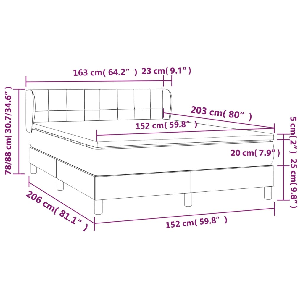 8721102683961_g_en_hd_9 vidaXL Box Spring Bed with Mattress Dark Grey 153x203 cm Queen Size Fabric - Image 11