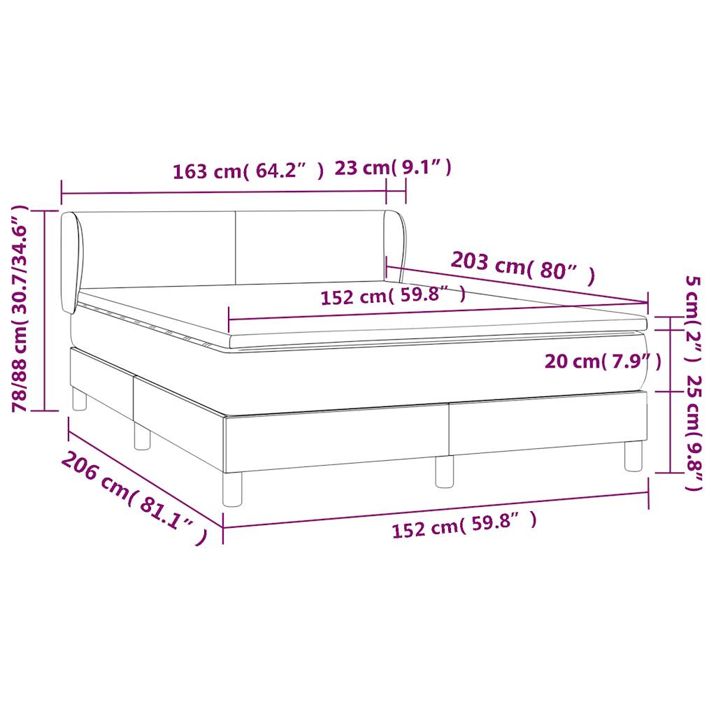 8721102684098_g_en_hd_9 vidaXL Box Spring Bed with Mattress Black 153x203 cm Queen Size Faux Leather - Image 11