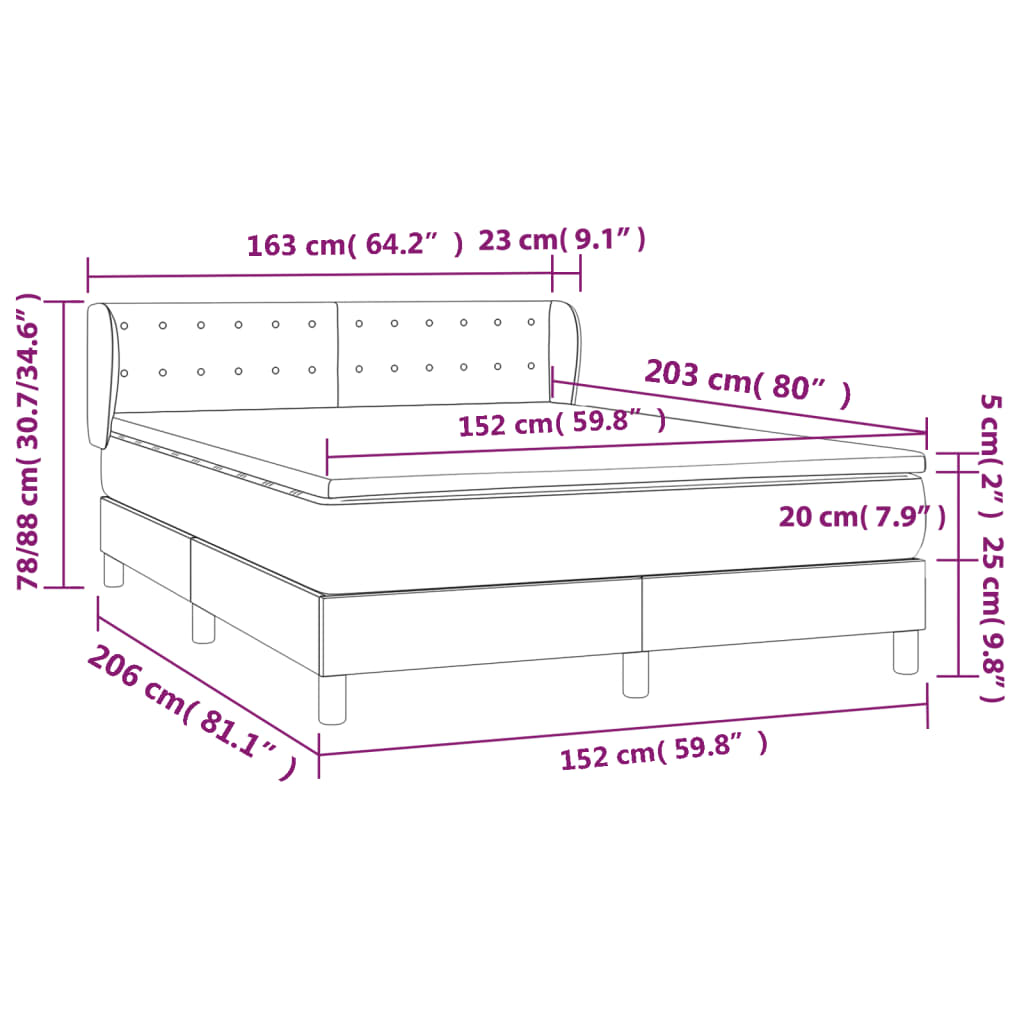 8721102684111_g_en_hd_9 vidaXL Box Spring Bed with Mattress Black 153x203 cm Queen Size Faux Leather - Image 11