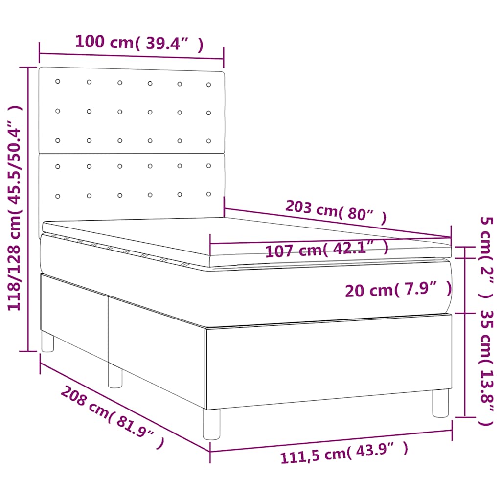 8721102685224_g_en_hd_9 vidaXL Box Spring Bed with Mattress Black 106x203 cm King Single Size Velvet - Image 11
