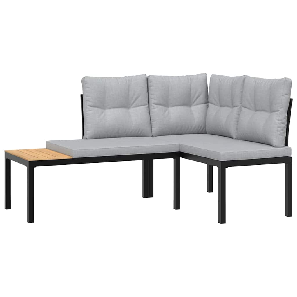 8721102686528_g_en_hd_1 vidaXL 4 Piece Garden Sofa Set with Cushions Black Powder-coated Steel - Image 3
