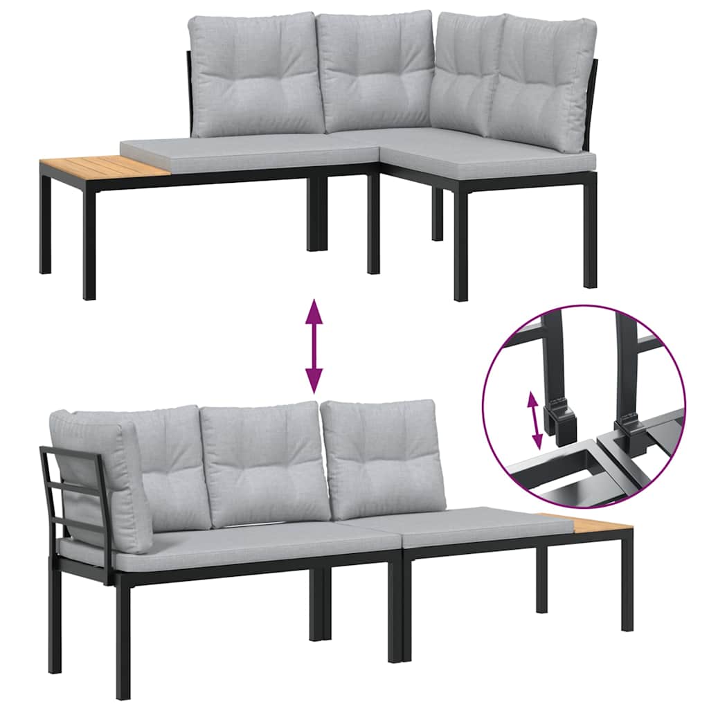 8721102686528_g_en_hd_3 vidaXL 4 Piece Garden Sofa Set with Cushions Black Powder-coated Steel - Image 5