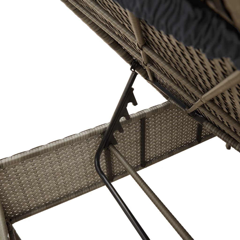 8721102692000_g_en_hd_8 vidaXL 3 Piece Sun Lounger Set with Cushion Grey Poly Rattan - Image 10