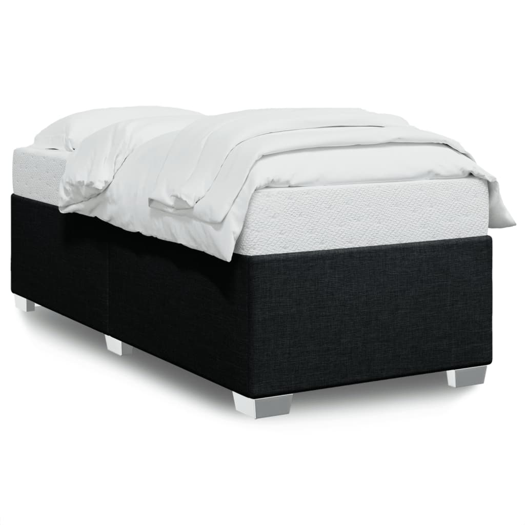 8721102693205_a_en_hd_1 vidaXL Bed Frame without Mattress Black 90x190 cm Fabric - Image 2