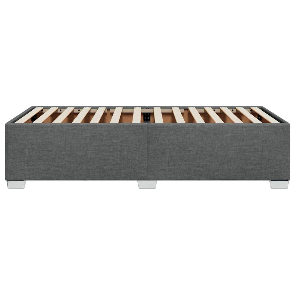 8721102694080_g_en_hd_3 vidaXL Bed Frame without Mattress Dark Grey King Single Fabric - Image 5