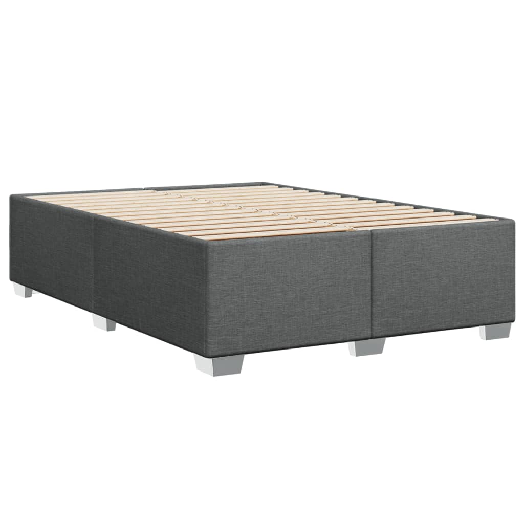 8721102694103_g_en_hd_4 vidaXL Bed Frame without Mattress Dark Grey Double Fabric - Image 6