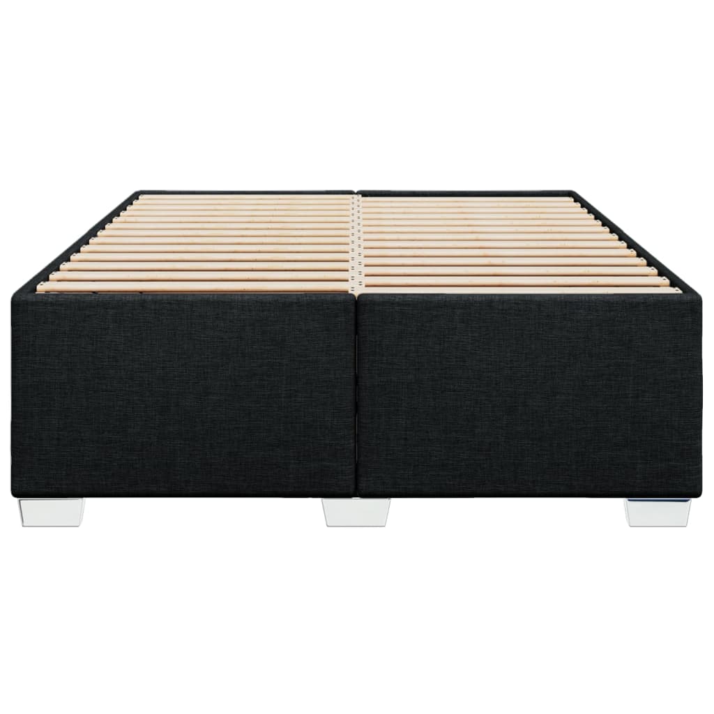 8721102694110_g_en_hd_2 vidaXL Bed Frame without Mattress Black Double Fabric - Image 4