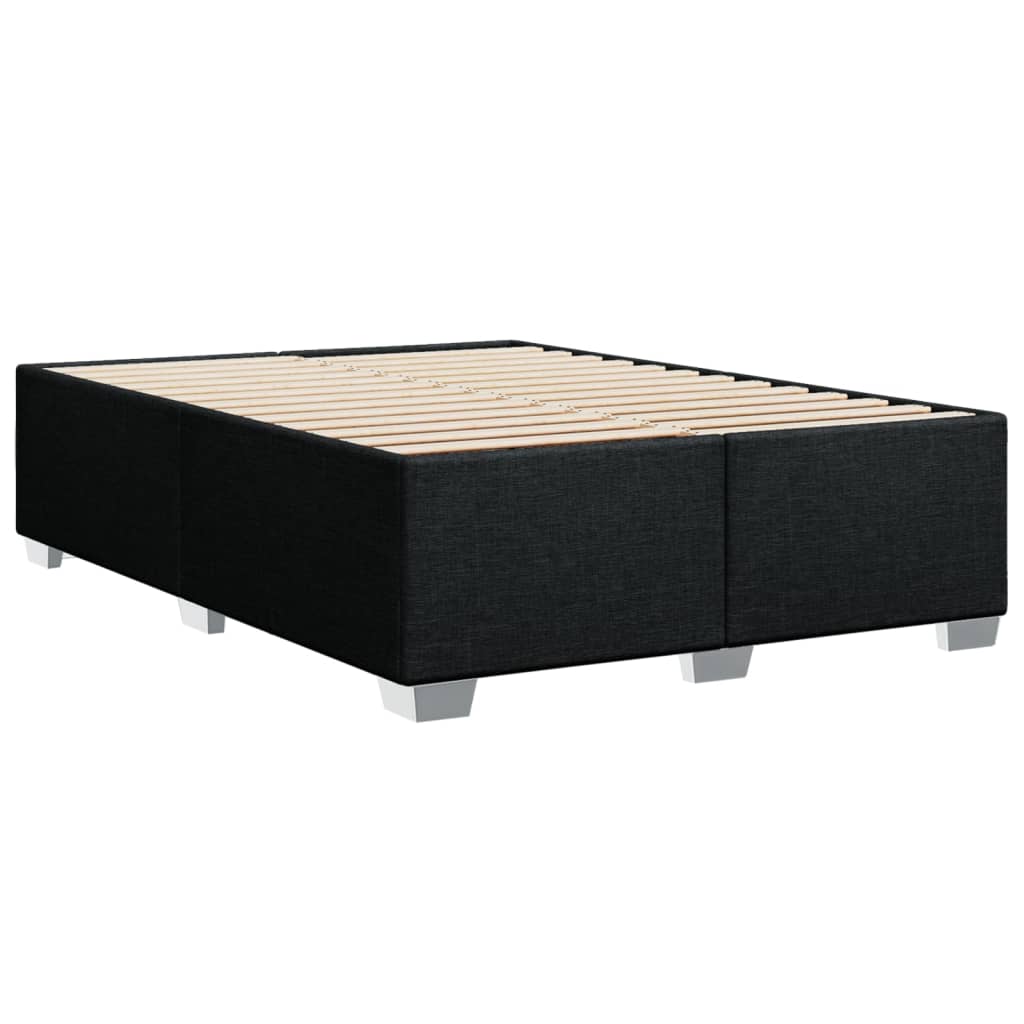 8721102694110_g_en_hd_4 vidaXL Bed Frame without Mattress Black Double Fabric - Image 6