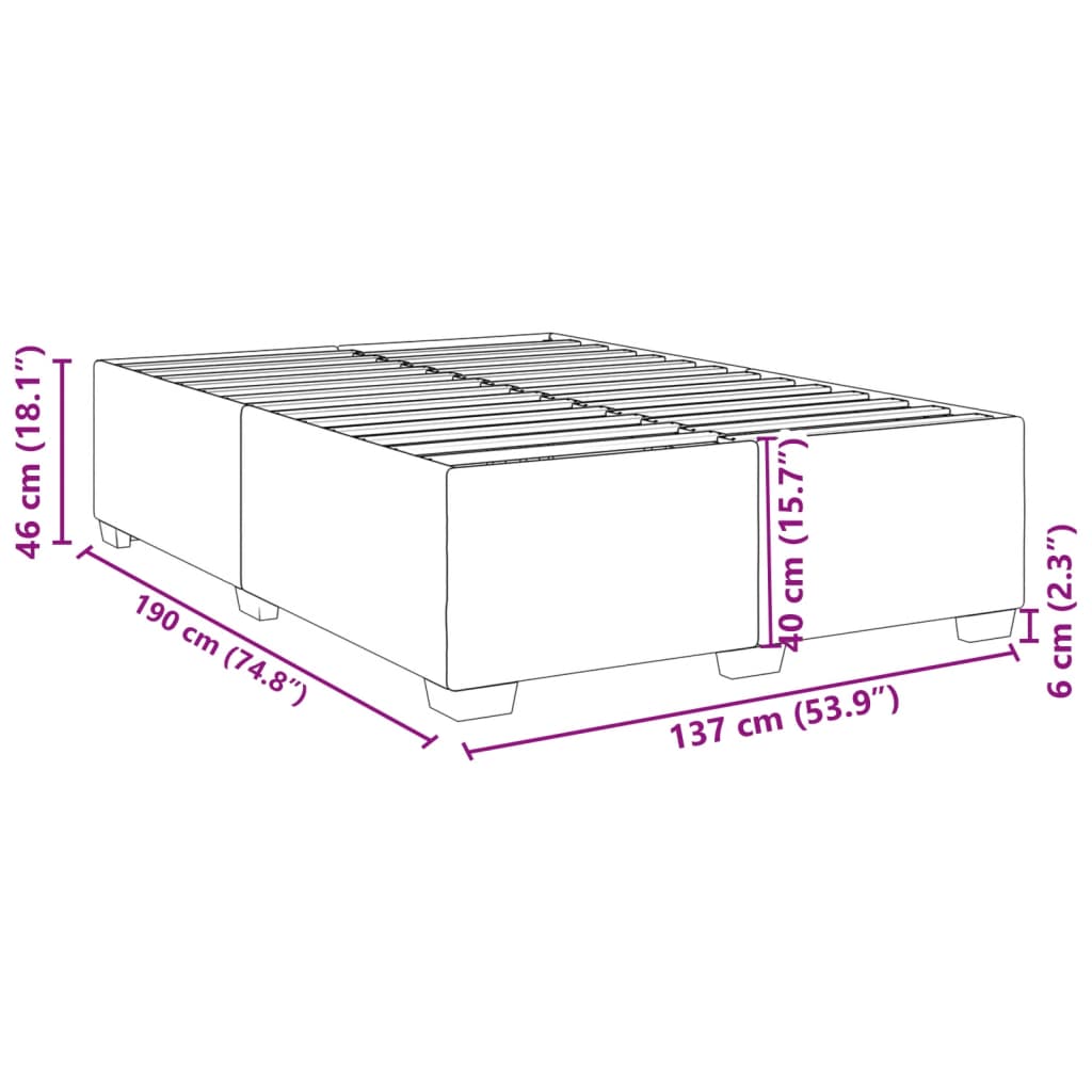 8721102694110_g_en_hd_7 vidaXL Bed Frame without Mattress Black Double Fabric - Image 9