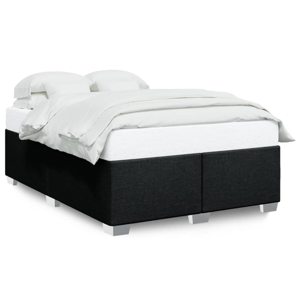 8721102694134_a_en_hd_1 vidaXL Bed Frame without Mattress Black Queen Fabric - Image 2