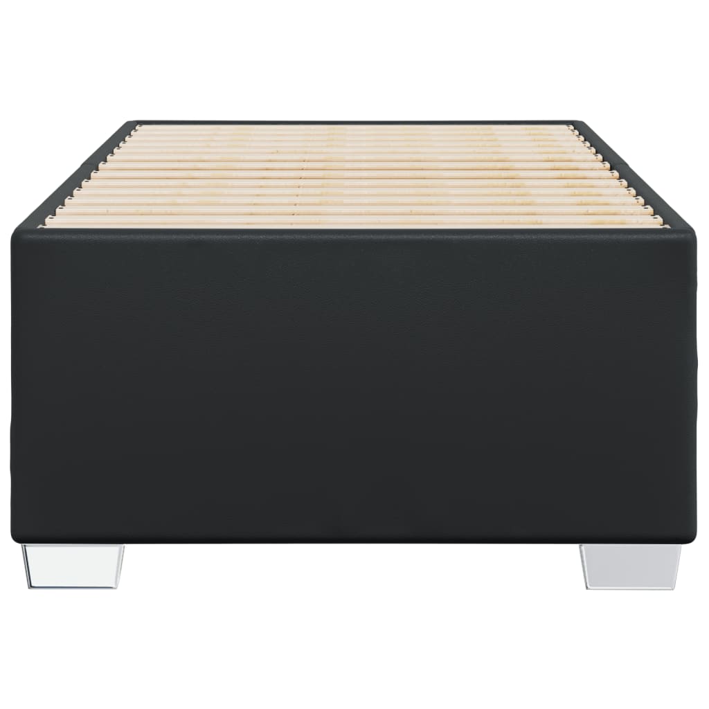 8721102694189_g_en_hd_2 vidaXL Bed Frame without Mattress Black 90x190 cm Faux Leather - Image 4