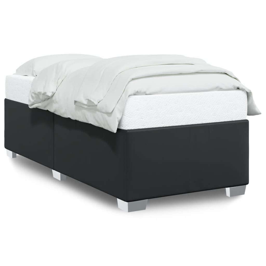 8721102694738_a_en_hd_1 vidaXL Bed Frame without Mattress Black 90x190 cm Faux Leather - Image 2