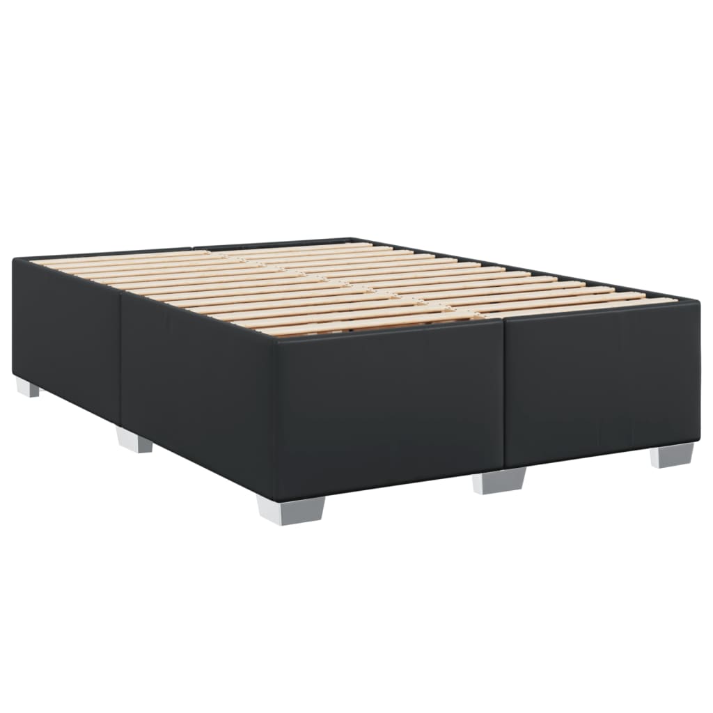 8721102694745_g_en_hd_1 vidaXL Bed Frame without Mattress Black Queen Faux Leather - Image 3