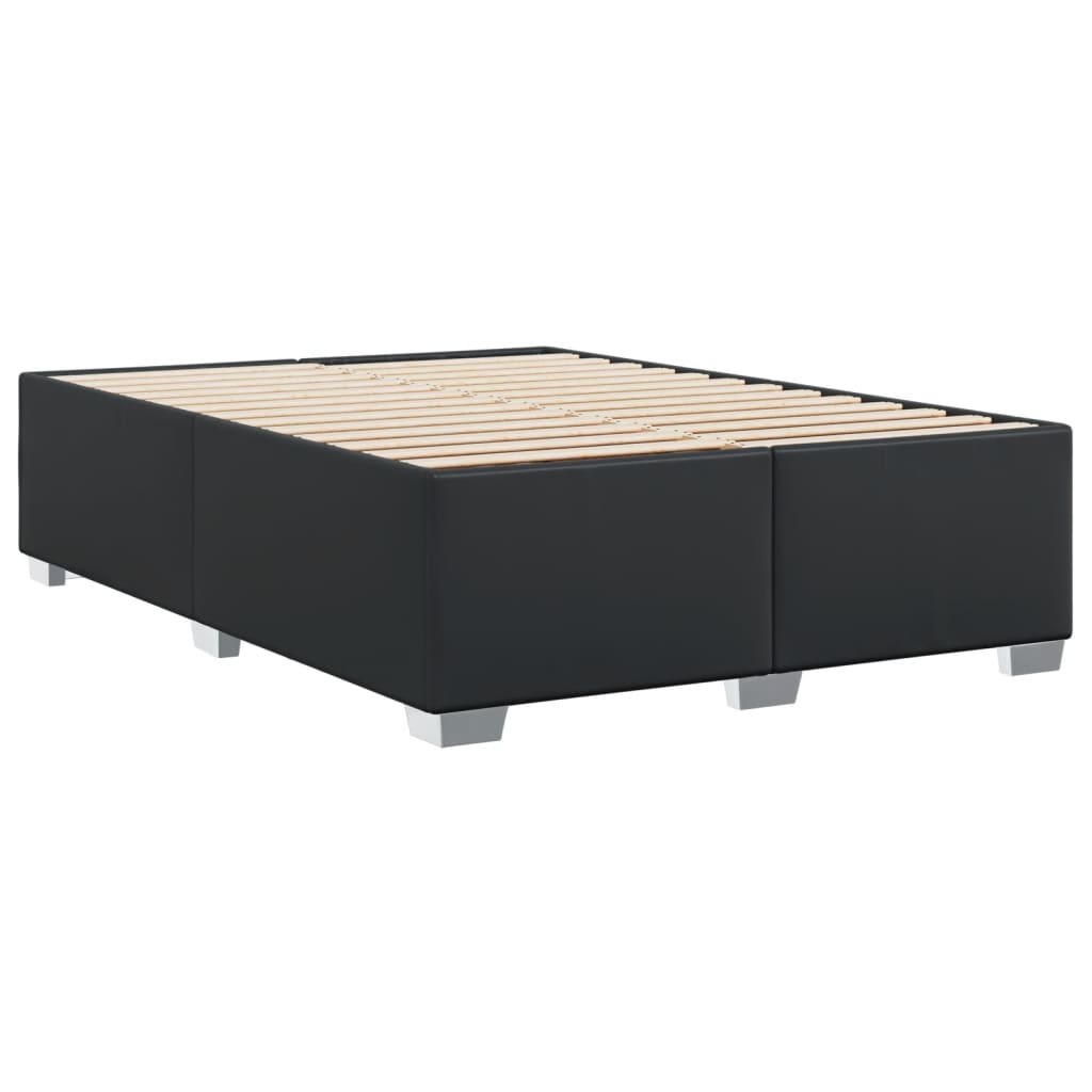 8721102694745_g_en_hd_4 vidaXL Bed Frame without Mattress Black Queen Faux Leather - Image 6