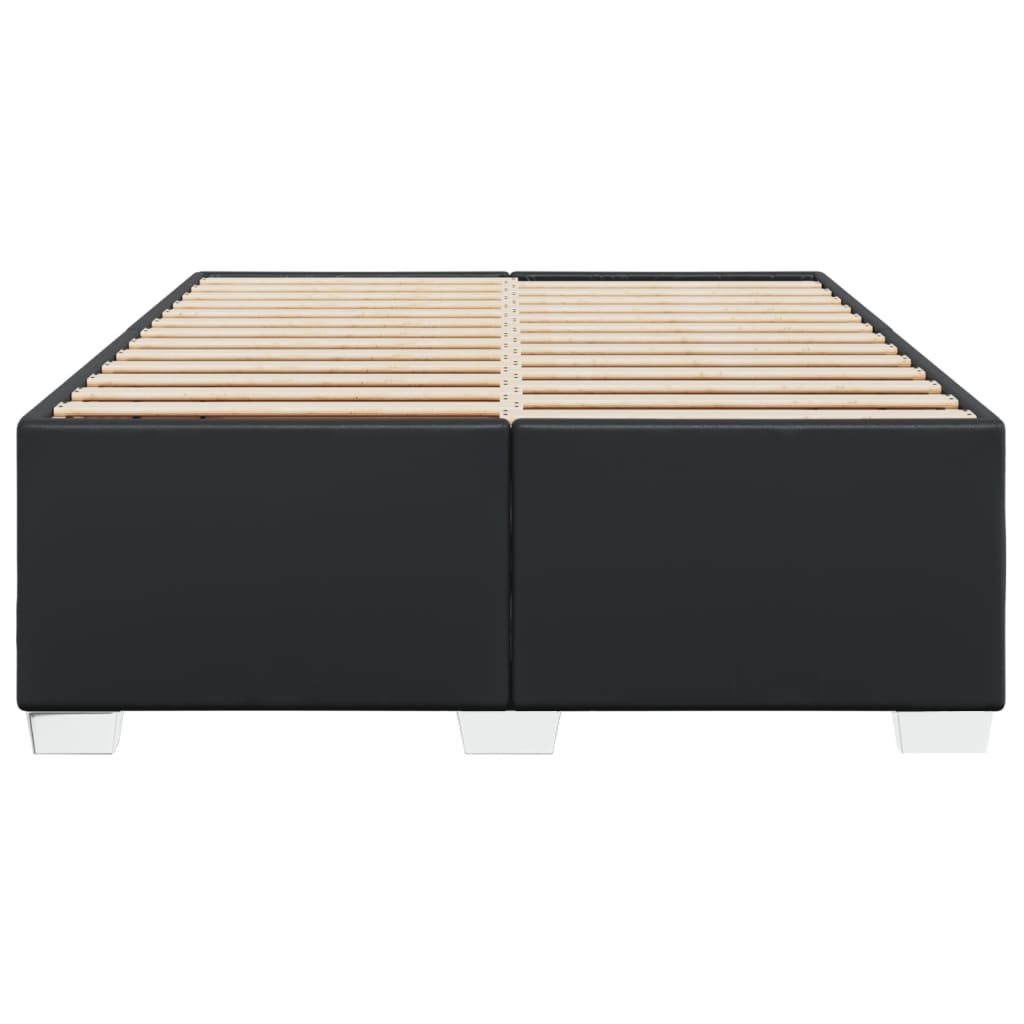 8721102694769_g_en_hd_2 vidaXL Bed Frame without Mattress Black Double Faux Leather - Image 4