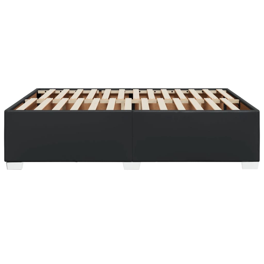 8721102694769_g_en_hd_3 vidaXL Bed Frame without Mattress Black Double Faux Leather - Image 5