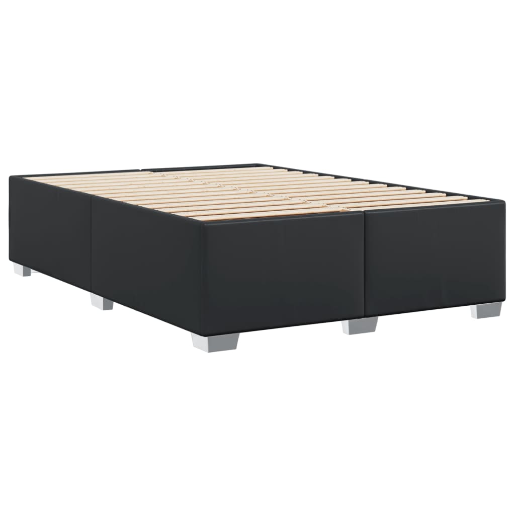 8721102694769_g_en_hd_4 vidaXL Bed Frame without Mattress Black Double Faux Leather - Image 6