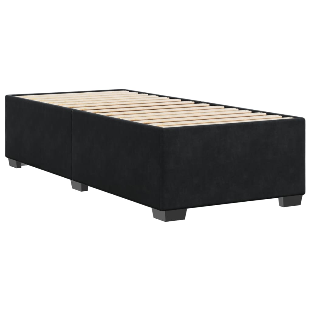 8721102694851_g_en_hd_1 vidaXL Bed Frame without Mattress Black 90x190 cm Velvet - Image 3
