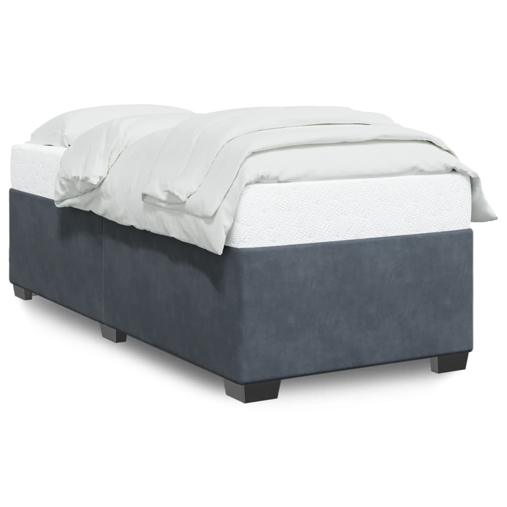 8721102695636_a_en_hd_1 vidaXL Bed Frame without Mattress Dark Grey King Single Velvet - Image 2