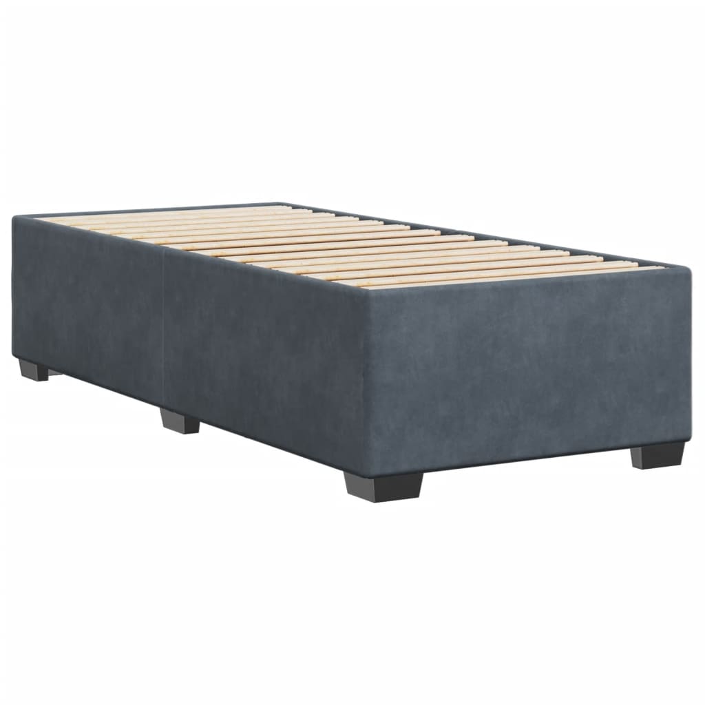 8721102695636_g_en_hd_4 vidaXL Bed Frame without Mattress Dark Grey King Single Velvet - Image 6