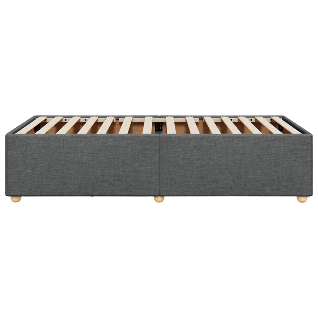 8721102695773_g_en_hd_3 vidaXL Bed Frame without Mattress Dark Grey 90x190 cm Fabric - Image 5