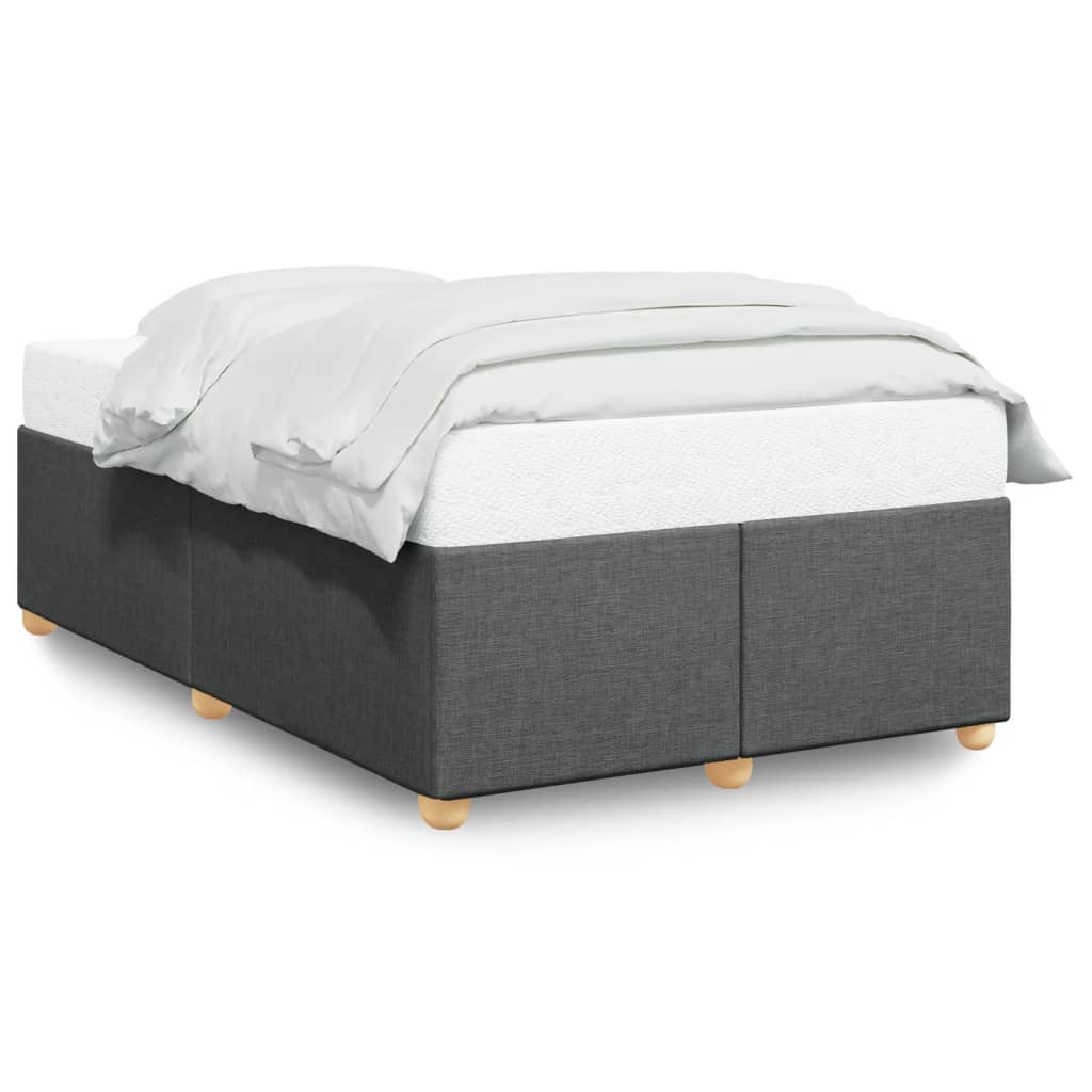 8721102696688_a_en_hd_1 vidaXL Bed Frame without Mattress Dark Grey Double Fabric - Image 2