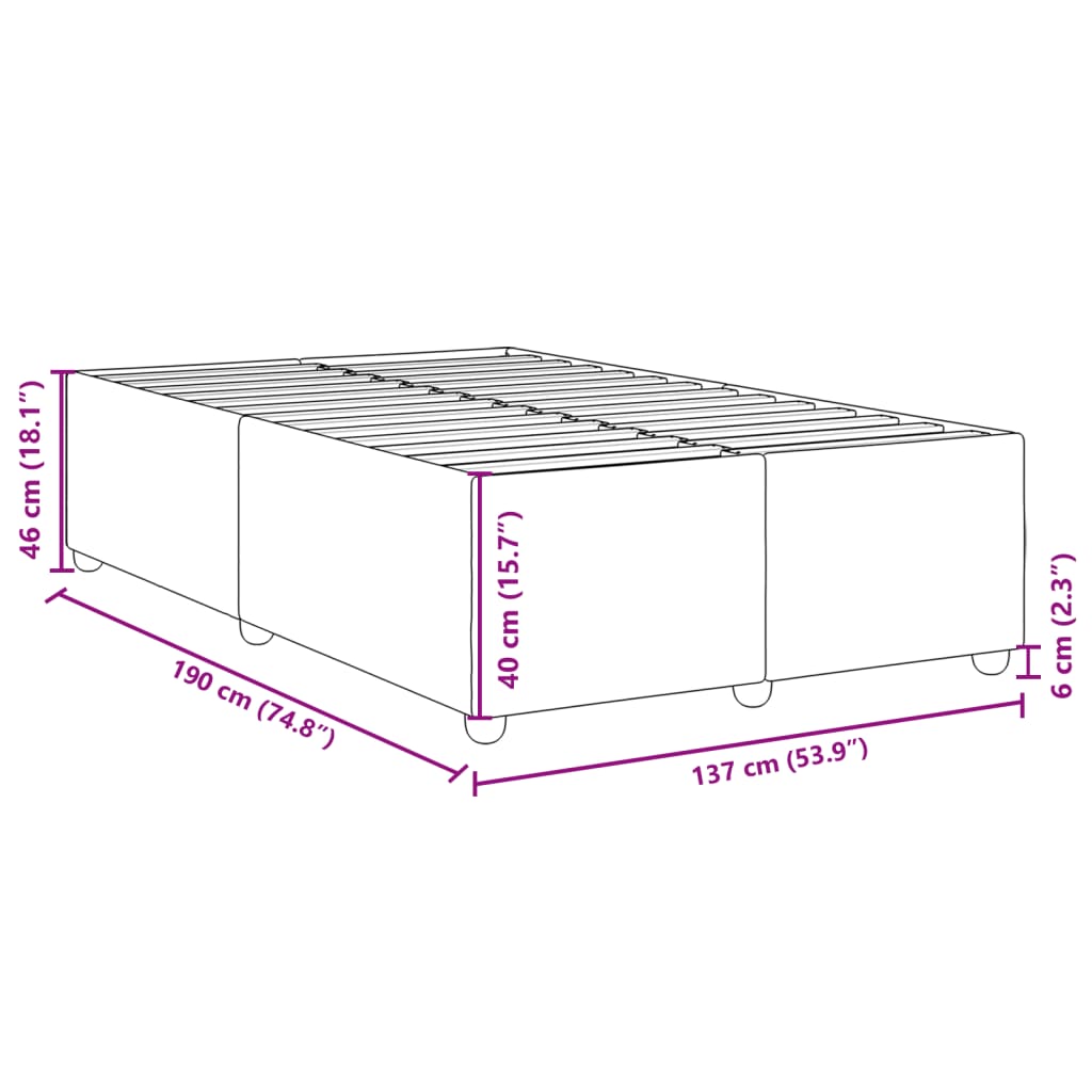 8721102696688_g_en_hd_7 vidaXL Bed Frame without Mattress Dark Grey Double Fabric - Image 9