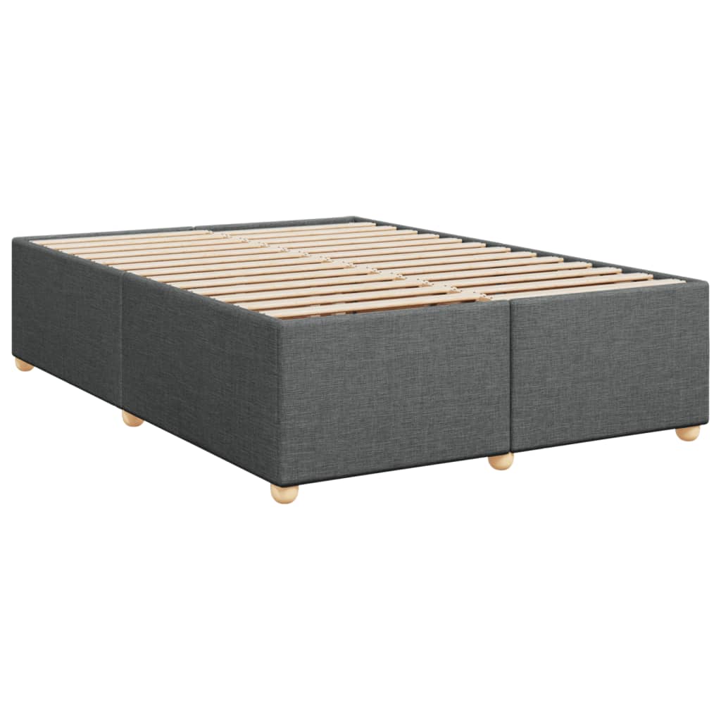 8721102696701_g_en_hd_1 vidaXL Bed Frame without Mattress Dark Grey Queen Fabric - Image 3