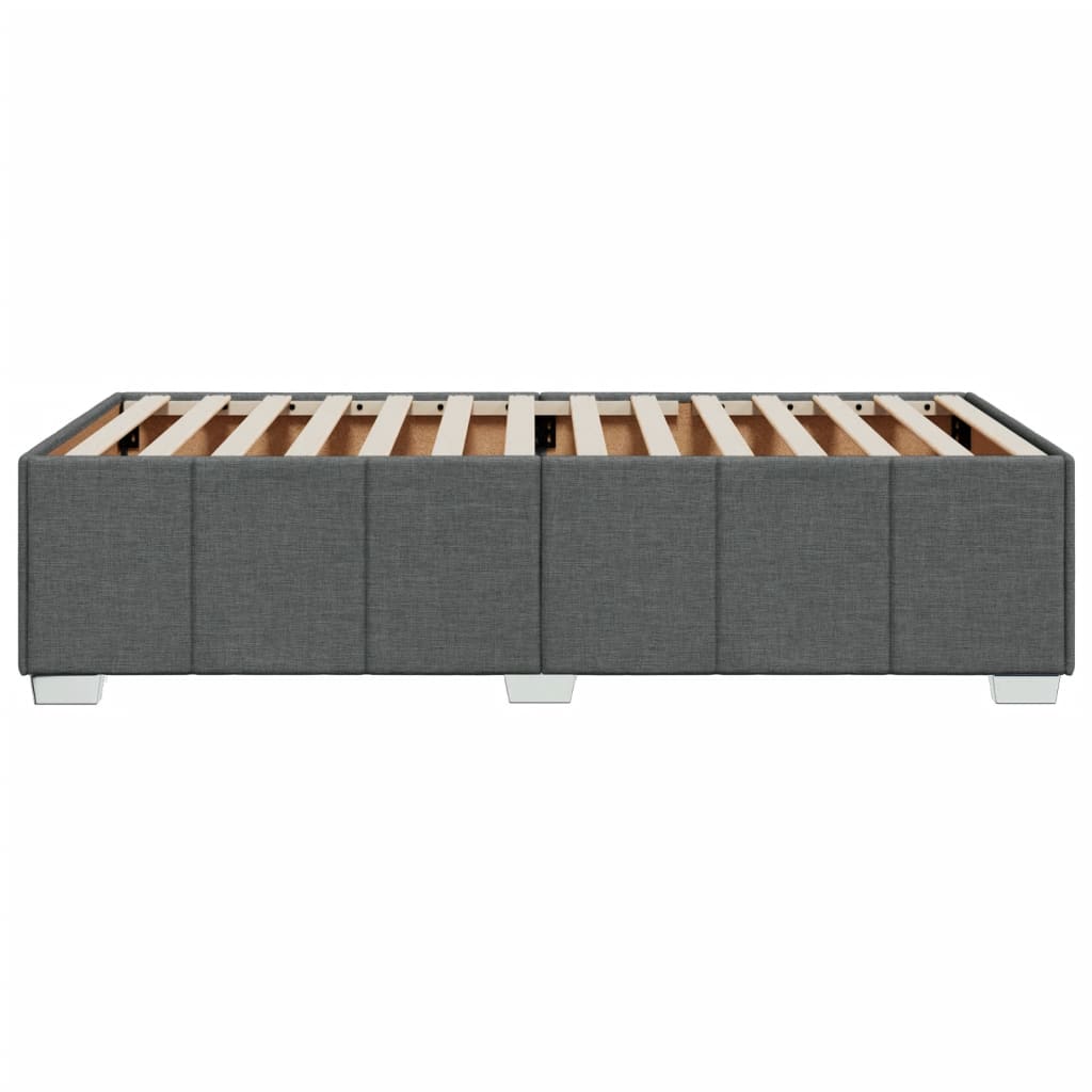 8721102697692_g_en_hd_3 vidaXL Bed Frame without Mattress Dark Grey King Single Fabric - Image 5