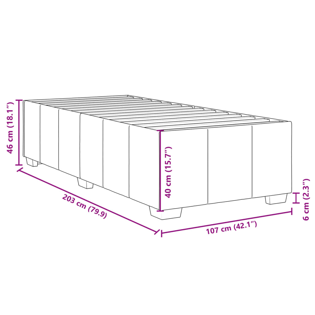 8721102697692_g_en_hd_7 vidaXL Bed Frame without Mattress Dark Grey King Single Fabric - Image 9