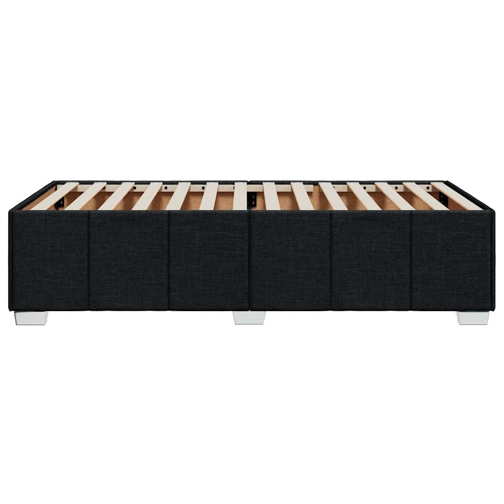 8721102697708_g_en_hd_3 vidaXL Bed Frame without Mattress Black King Single Fabric - Image 5