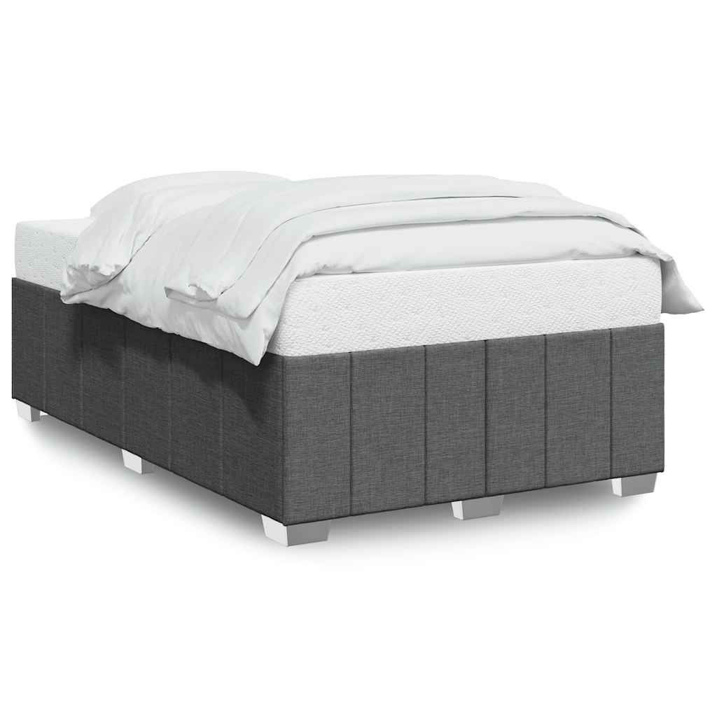 8721102697715_a_en_hd_1 vidaXL Bed Frame without Mattress Dark Grey Double Fabric - Image 2