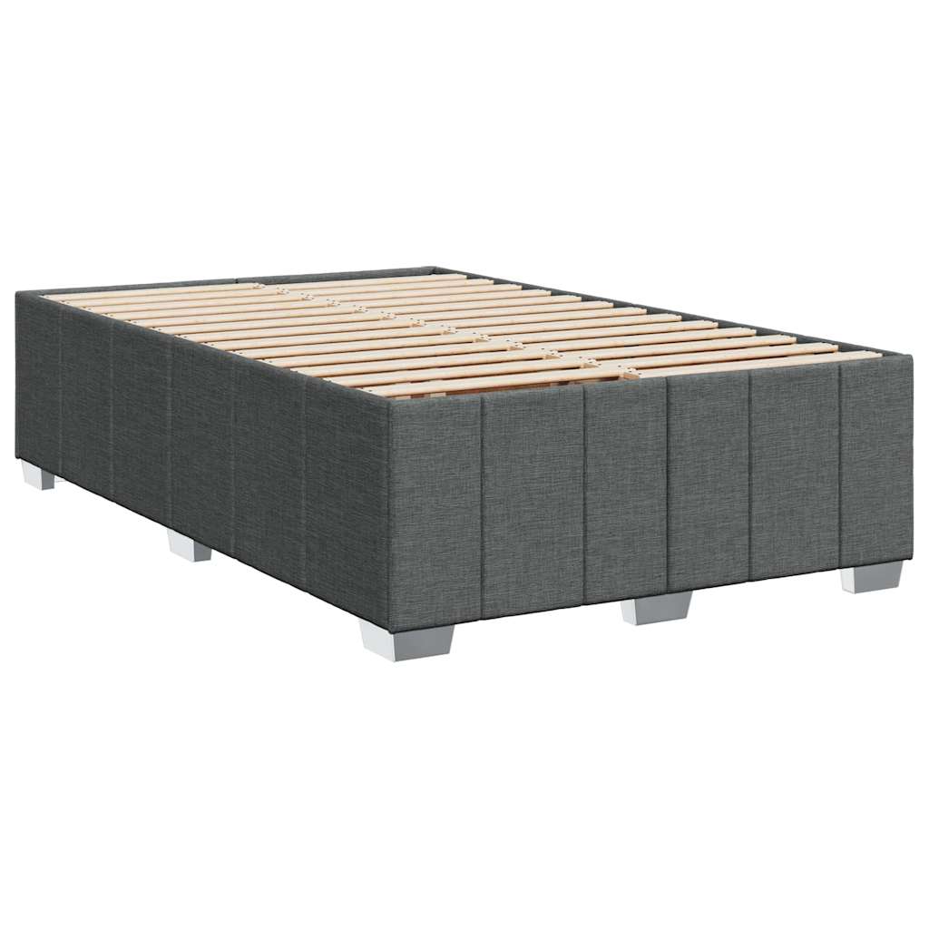 8721102697715_g_en_hd_1 vidaXL Bed Frame without Mattress Dark Grey Double Fabric - Image 3