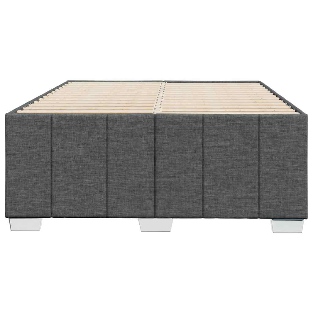 8721102697715_g_en_hd_2 vidaXL Bed Frame without Mattress Dark Grey Double Fabric - Image 4