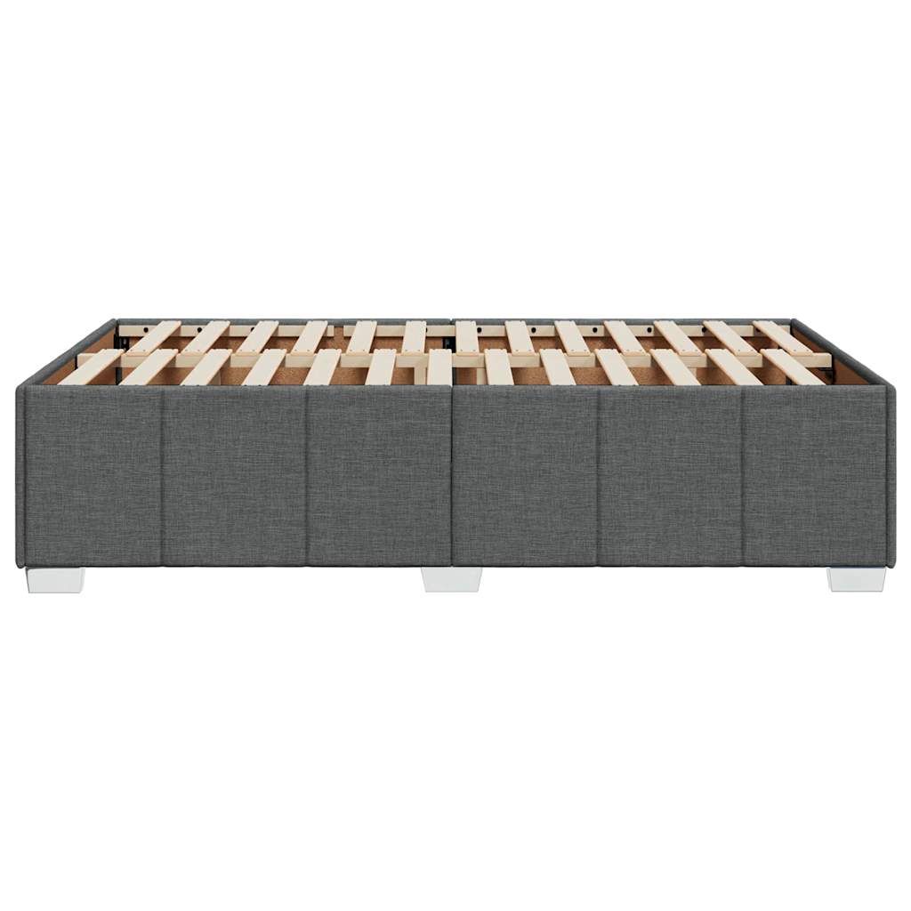 8721102697715_g_en_hd_3 vidaXL Bed Frame without Mattress Dark Grey Double Fabric - Image 5