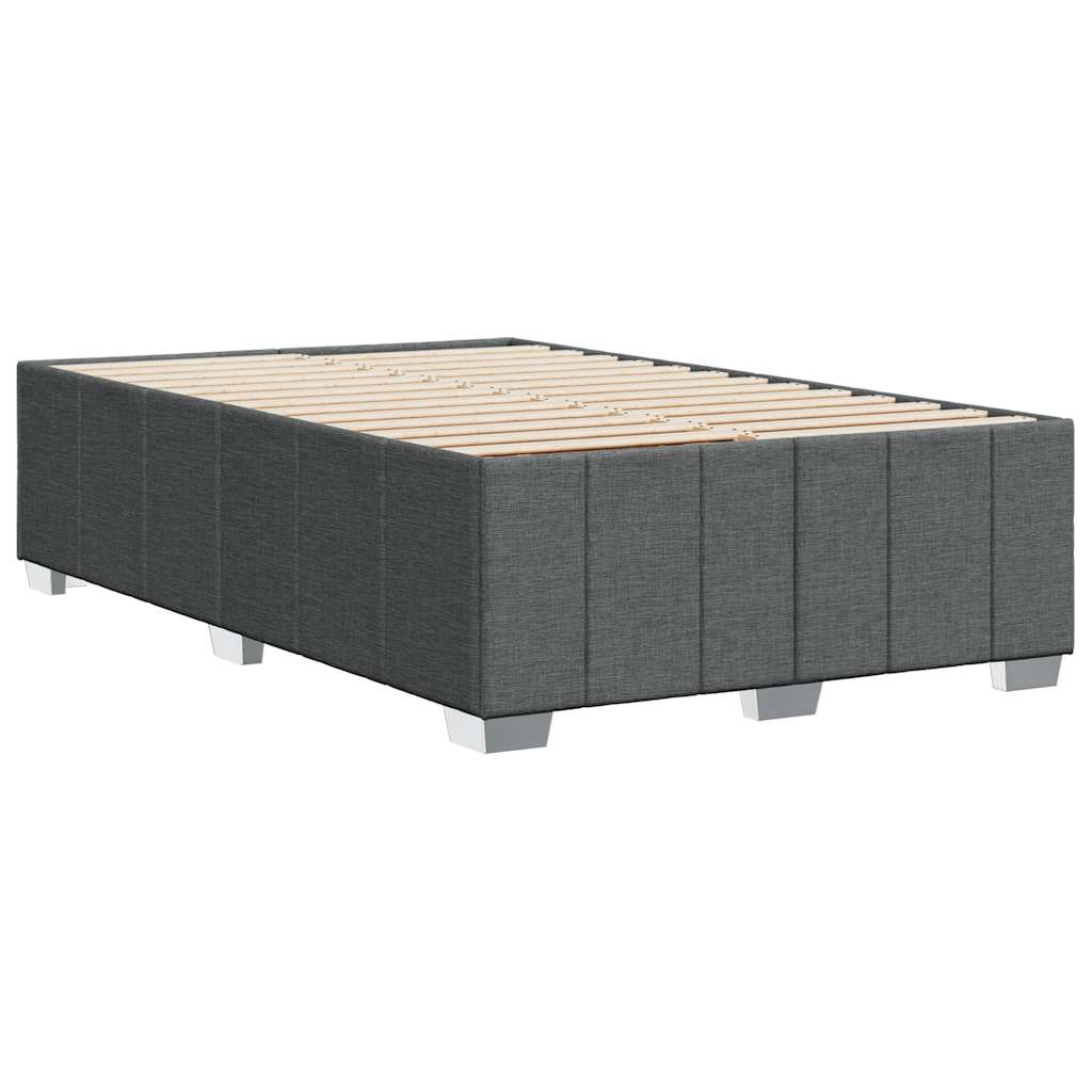 8721102697715_g_en_hd_4 vidaXL Bed Frame without Mattress Dark Grey Double Fabric - Image 6