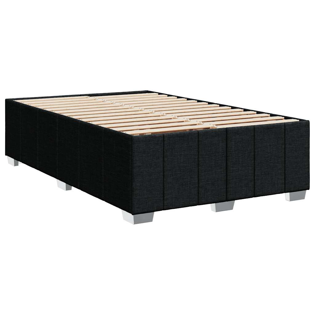 8721102697722_g_en_hd_1 vidaXL Bed Frame without Mattress Black Double Fabric - Image 3