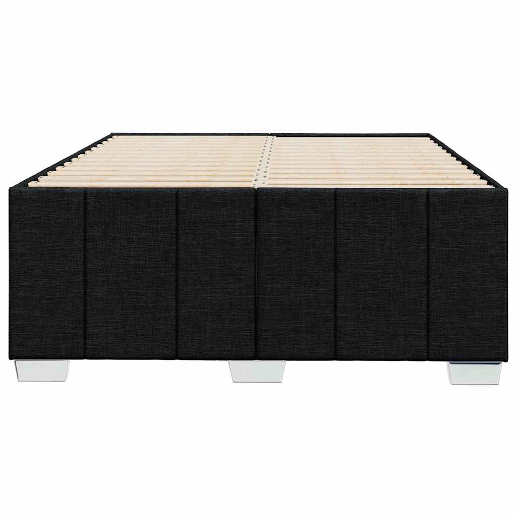 8721102697722_g_en_hd_2 vidaXL Bed Frame without Mattress Black Double Fabric - Image 4