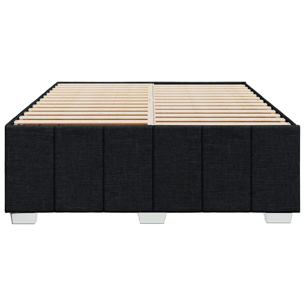 8721102697746_g_en_hd_2 vidaXL Bed Frame without Mattress Black Queen Fabric - Image 4