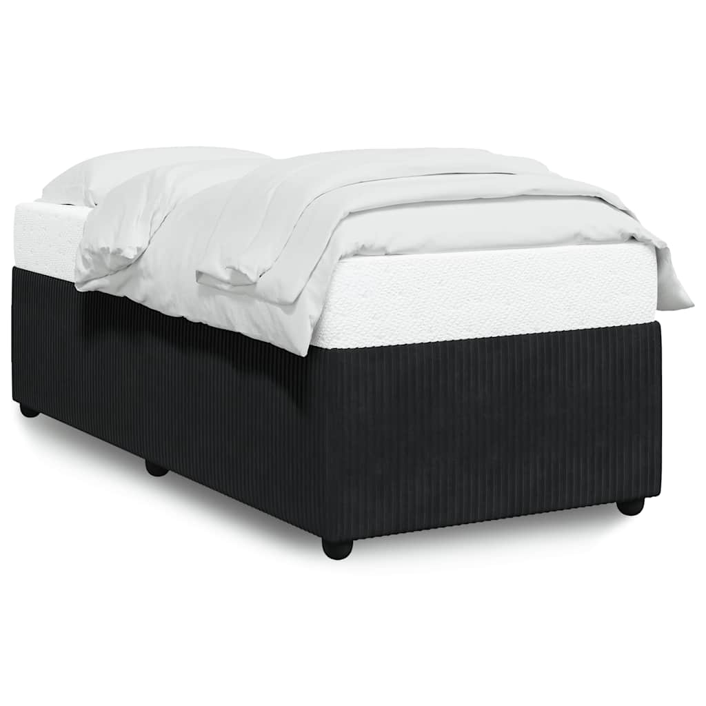 8721102698606_a_en_hd_1 vidaXL Bed Frame without Mattress Black 90x190 cm Velvet - Image 2