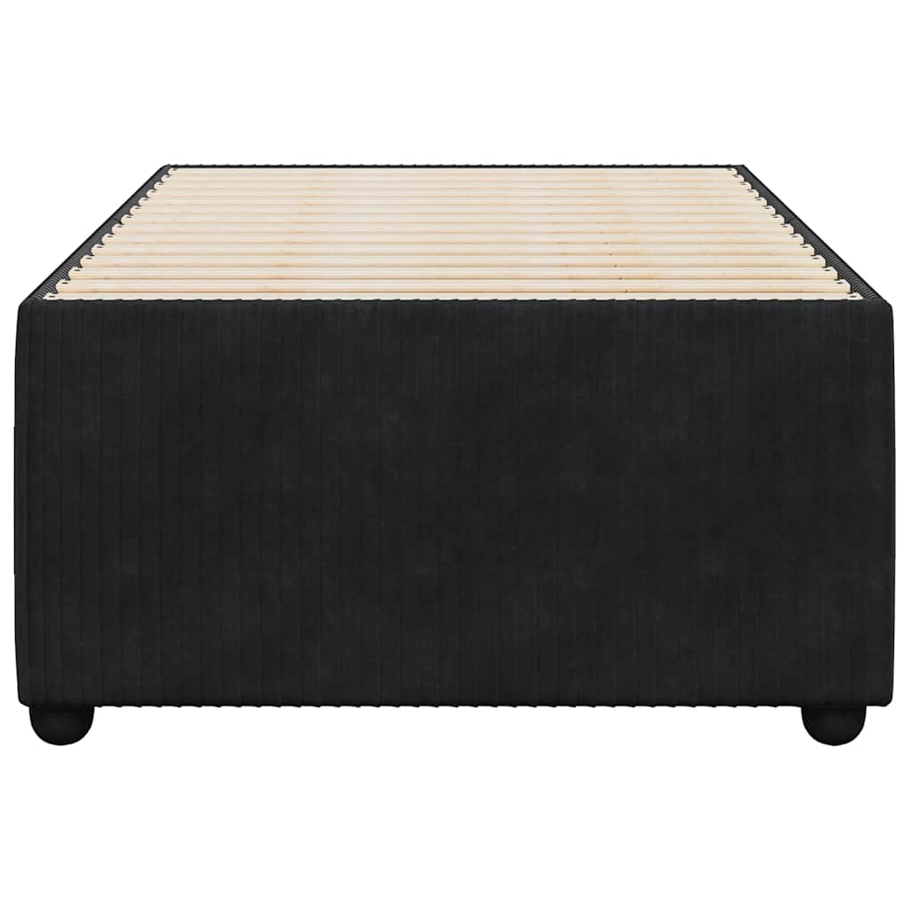 8721102698606_g_en_hd_2 vidaXL Bed Frame without Mattress Black 90x190 cm Velvet - Image 4