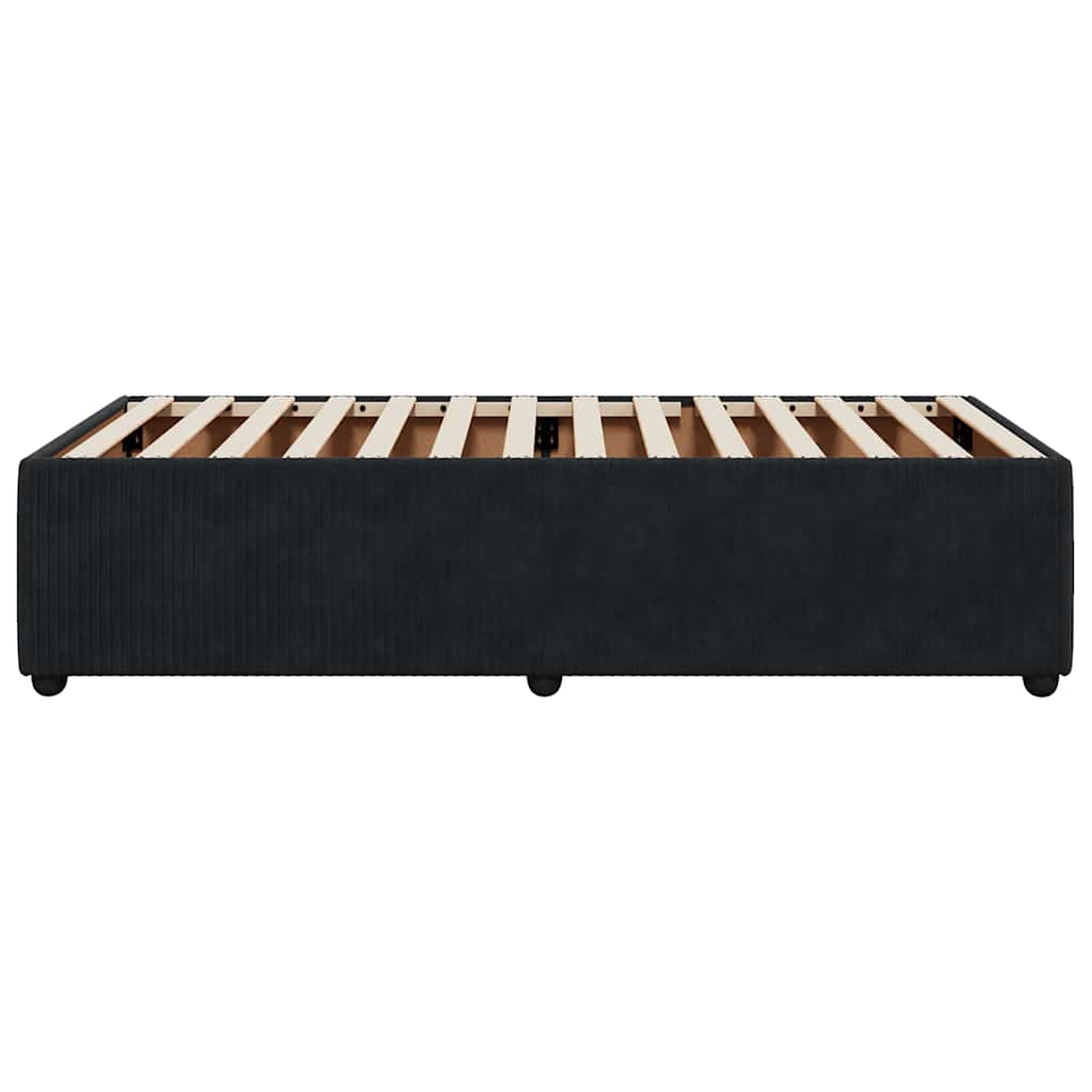 8721102698606_g_en_hd_3 vidaXL Bed Frame without Mattress Black 90x190 cm Velvet - Image 5
