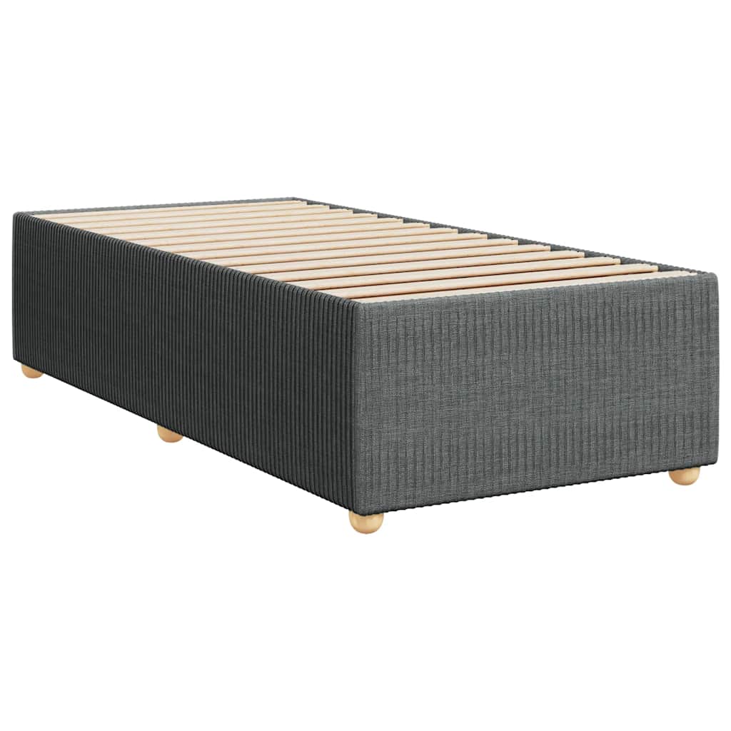 8721102699542_g_en_hd_1 vidaXL Bed Frame without Mattress Dark Grey 90x190 cm Fabric - Image 3