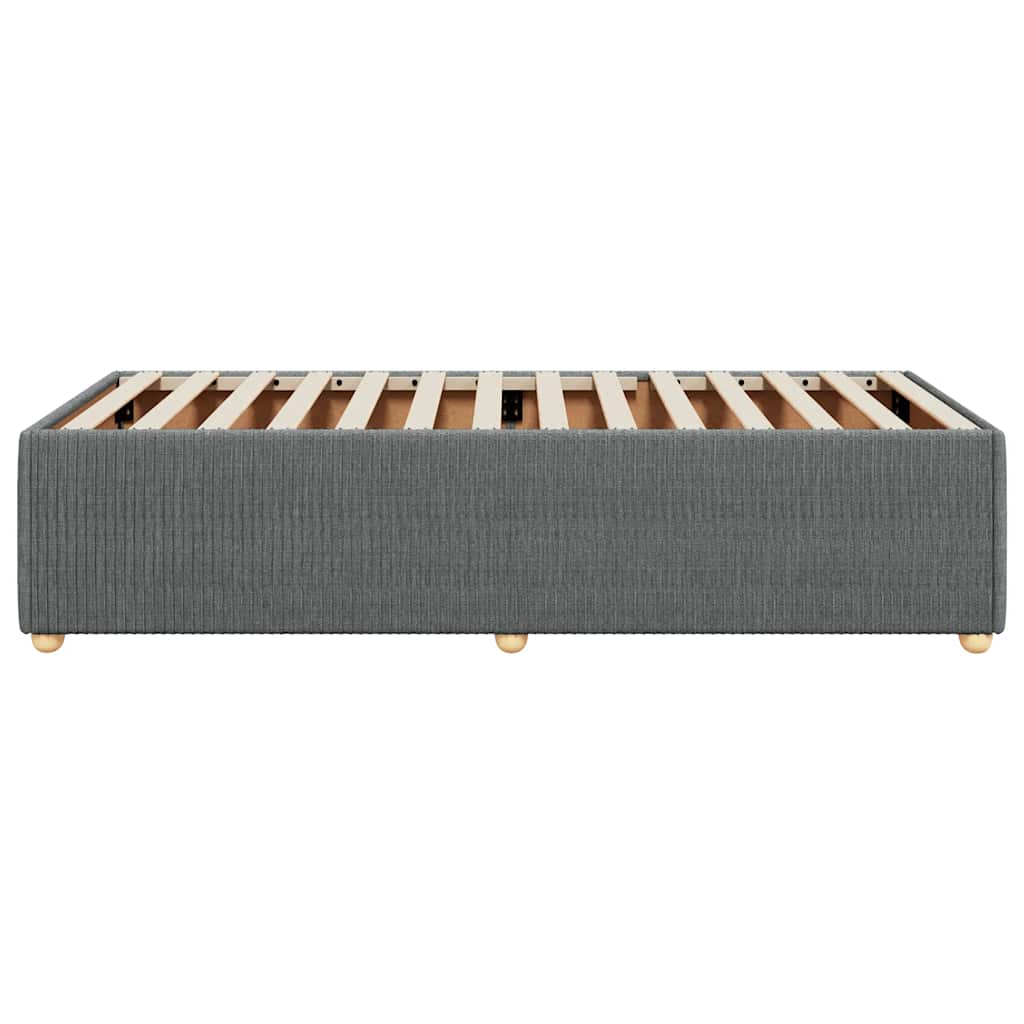 8721102699542_g_en_hd_3 vidaXL Bed Frame without Mattress Dark Grey 90x190 cm Fabric - Image 5