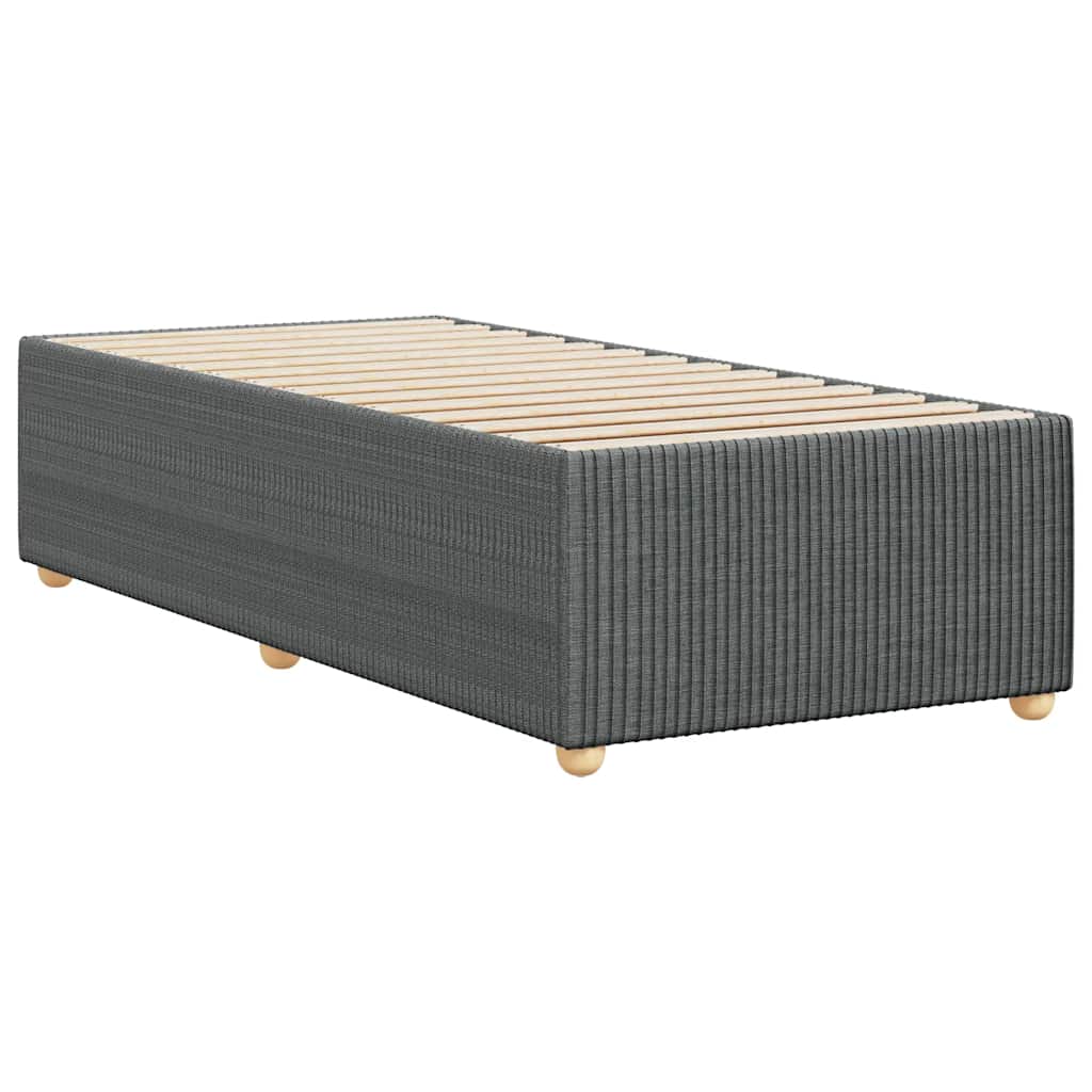 8721102699542_g_en_hd_4 vidaXL Bed Frame without Mattress Dark Grey 90x190 cm Fabric - Image 6