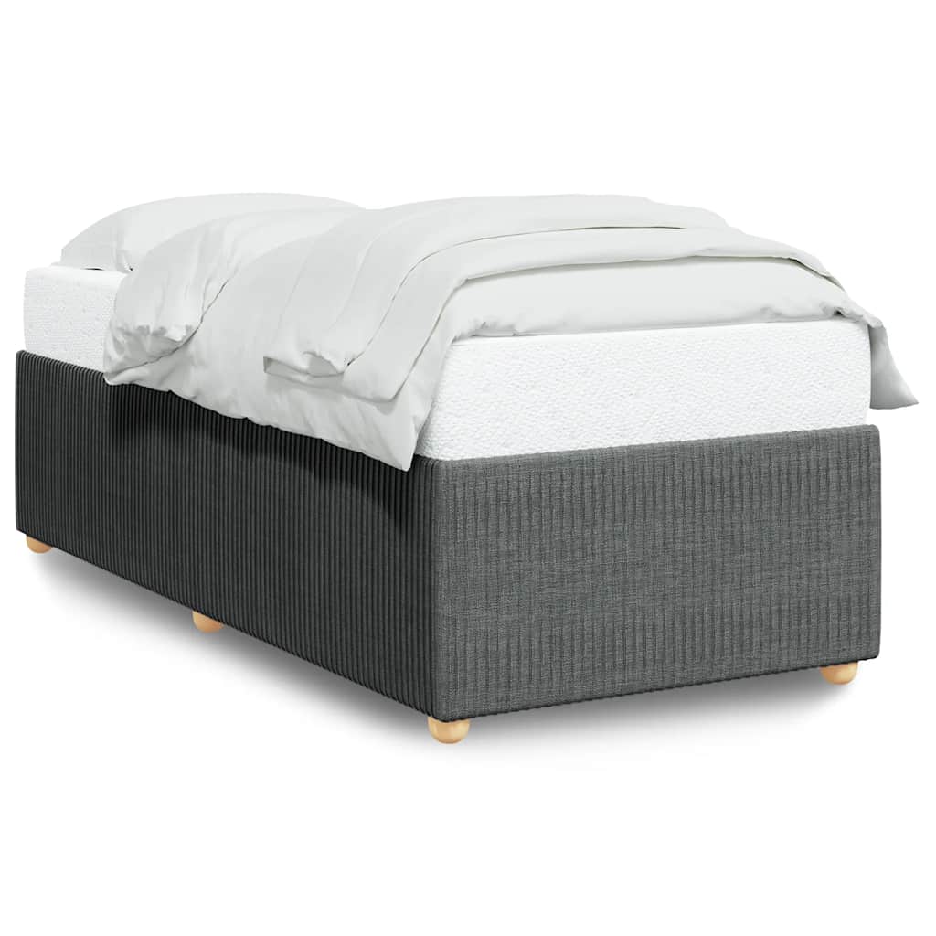 8721102699566_a_en_hd_1 vidaXL Bed Frame without Mattress Dark Grey King Single Fabric - Image 2